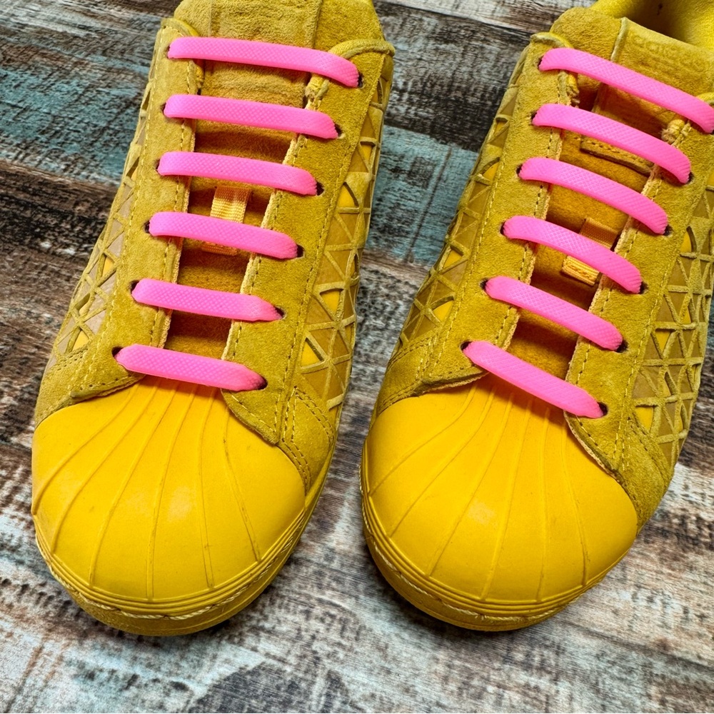 Women’s Adidas Yellow & Pink Shoes | #Z8 - Picture 4 of 15